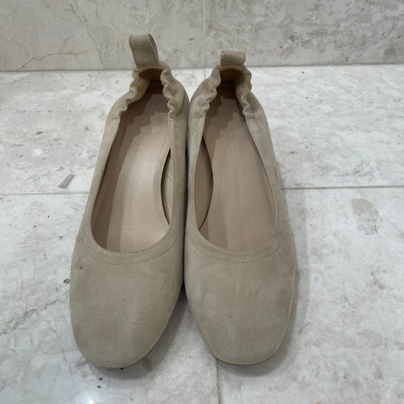 EVERLANE {9.5} Shoes The Day Heel Suede Beige - Picture 8 of 12